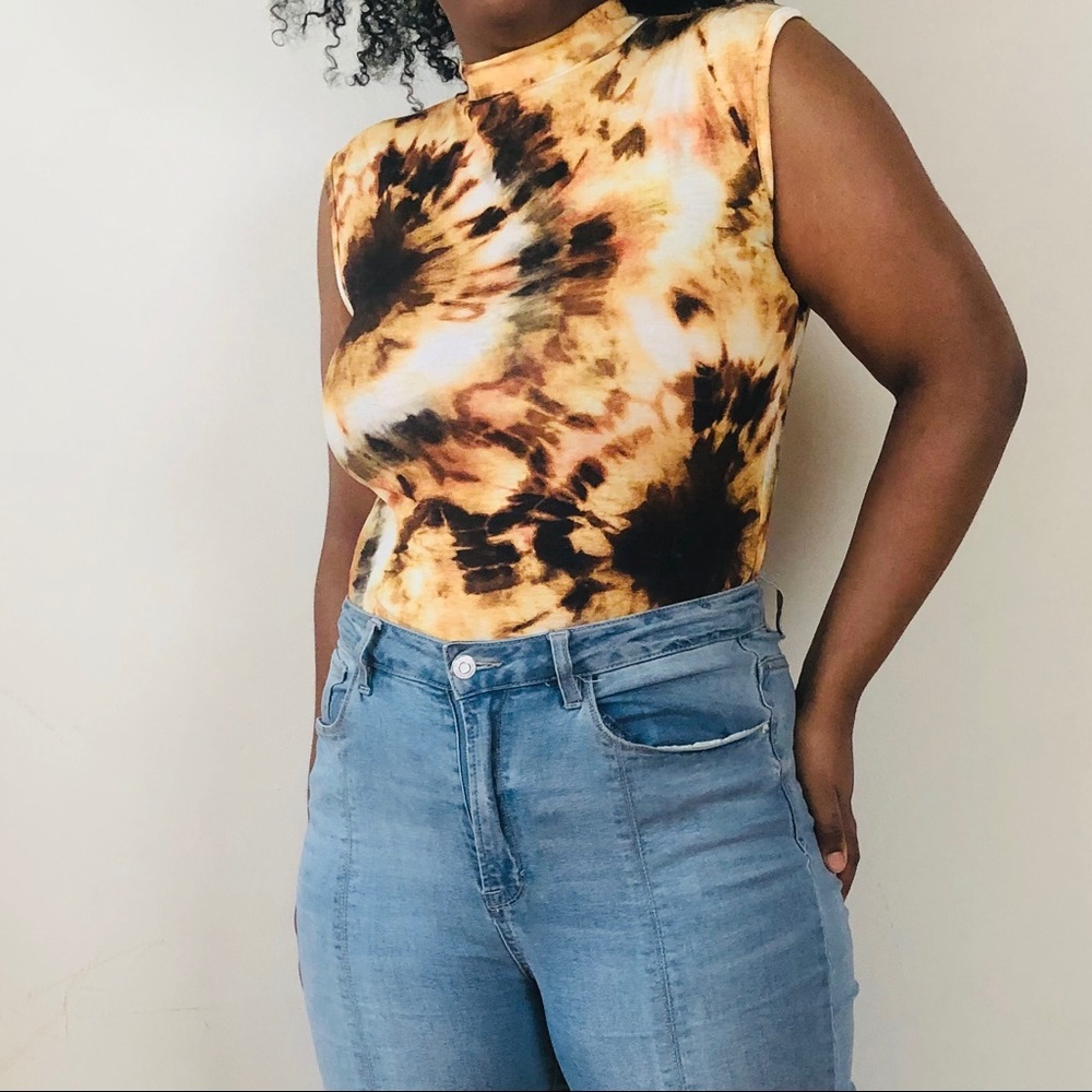 Tie dye bodysuit